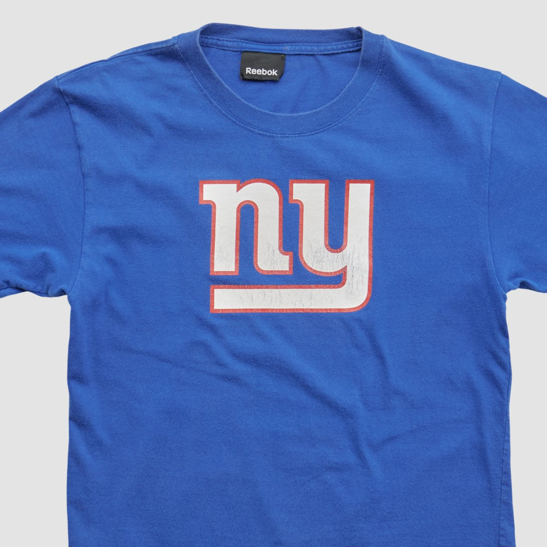 New York Giants Reebok 2000s T-shirt Blue Vintage - Fanatics