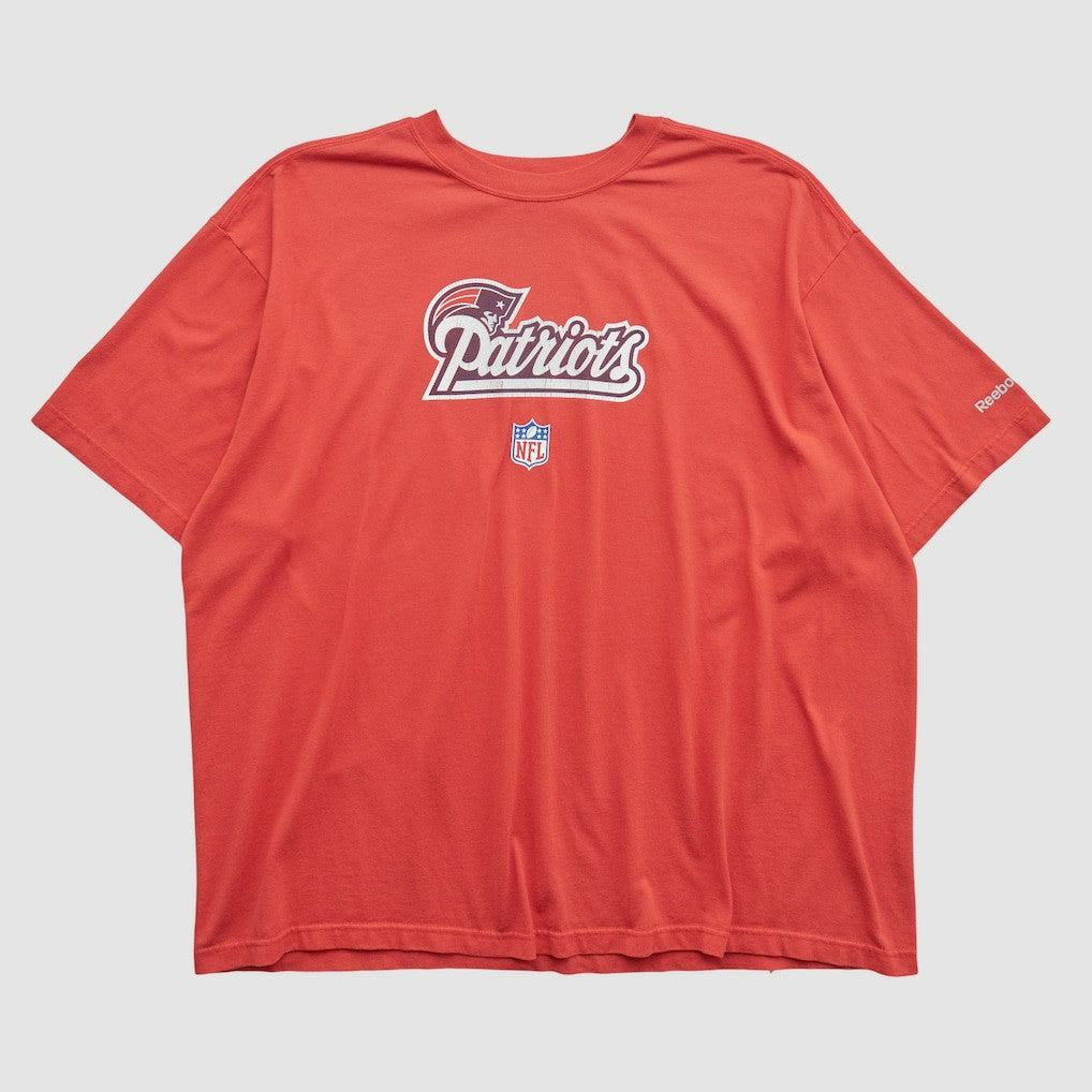 New England Patriots Reebok 2000s T-shirt Red Vintage - Fanatics