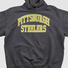 Pittsburgh Steelers NFL 2000s Hooded Pullover Sweatshirt Black Vintage - Fanatics