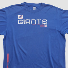 New York Giants Reebok 2000s T-shirt Blue Vintage - Fanatics