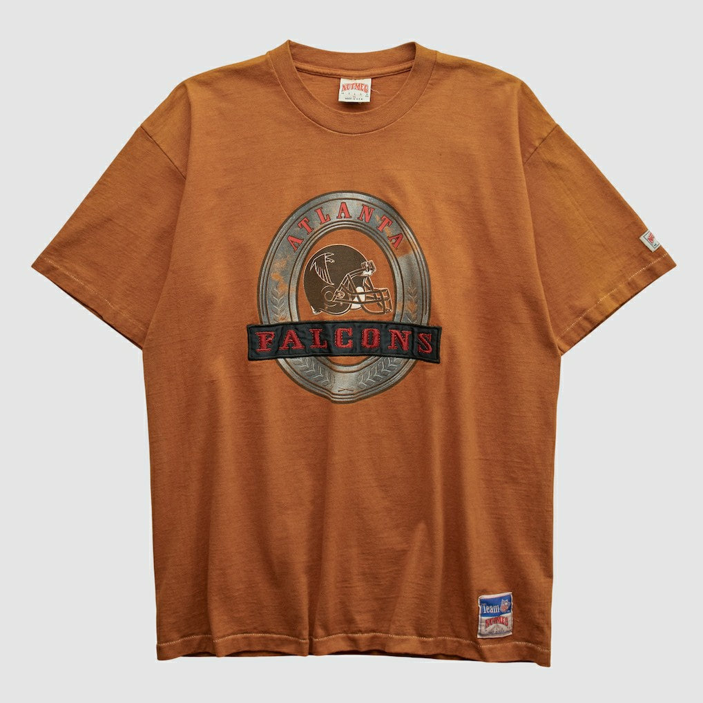 Atlanta Falcons Nutmeg Mills 90s T-shirt Clay Vintage - Fanatics