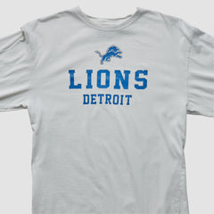 Detroit Lions NFL 2000s Long Sleeve T-shirt White Vintage - Fanatics
