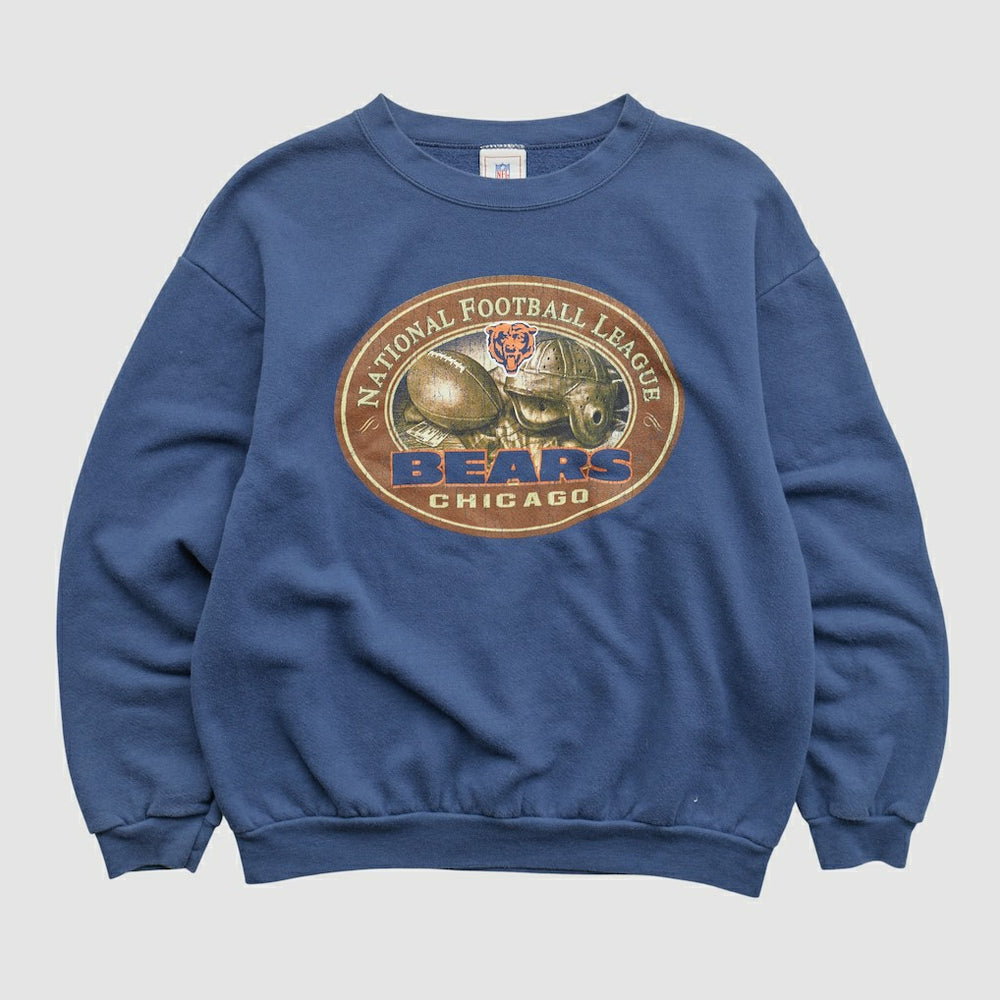 Chicago Bears NFL 2000s Pullover Sweatshirt Blue Vintage - Fanatics
