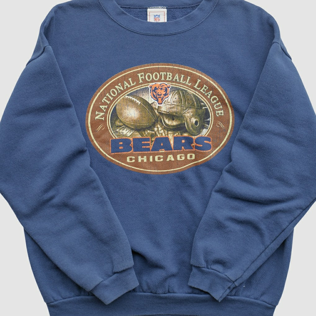 Chicago Bears NFL 2000s Pullover Sweatshirt Blue Vintage - Fanatics