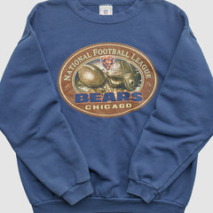 Chicago Bears NFL 2000s Pullover Sweatshirt Blue Vintage - Fanatics