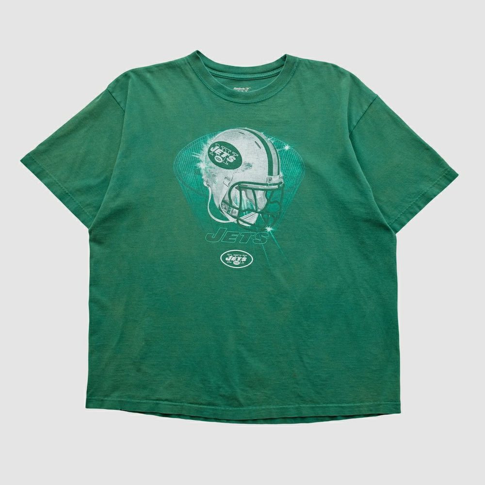New York Jets Reebok 2000s T-shirt Green Vintage - Fanatics