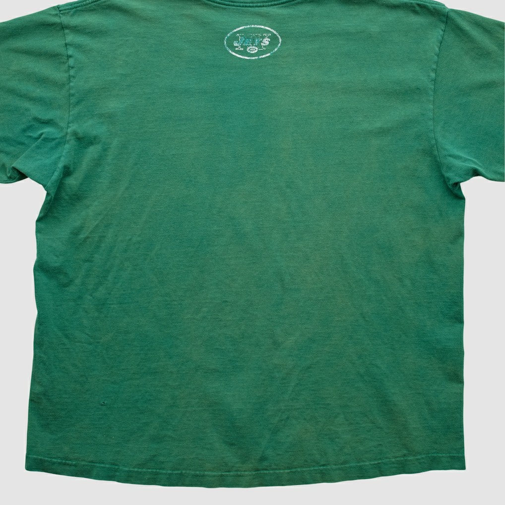 New York Jets Reebok 2000s T-shirt Green Vintage - Fanatics