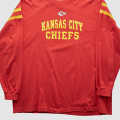 Kansas City Chiefs NFL 2000s Long Sleeve T-shirt Red Vintage - Fanatics