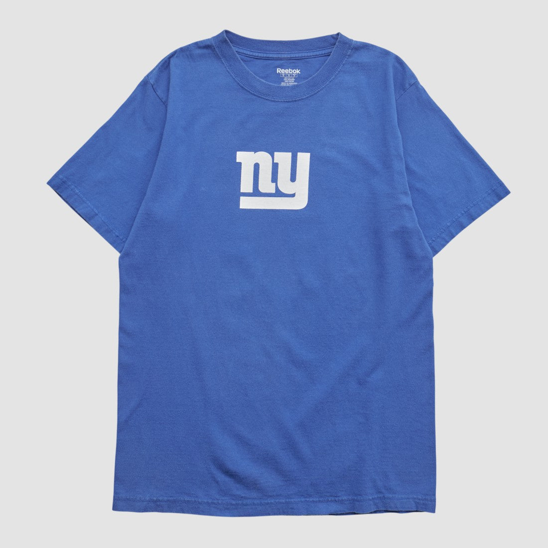 New York Giants Reebok 2000s T-shirt Blue Vintage - Fanatics