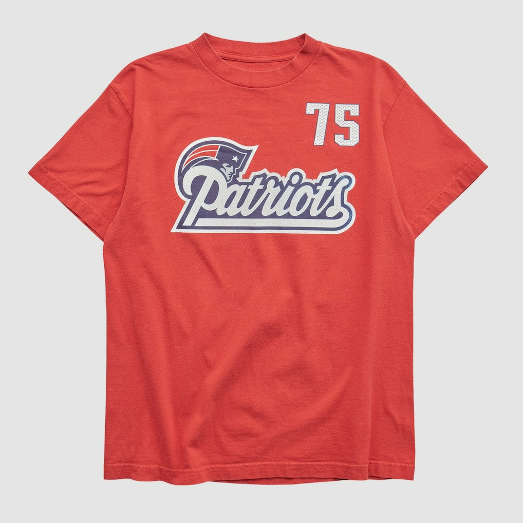 New England Patriots Reebok 2000s T-shirt Red Vintage - Fanatics