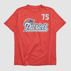 New England Patriots Reebok 2000s T-shirt Red Vintage - Fanatics