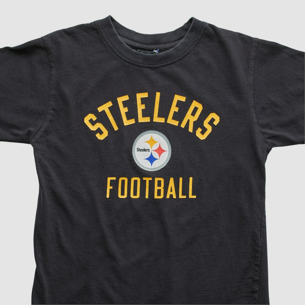 Pittsburgh Steelers 2000s T-shirt Black Vintage - Fanatics
