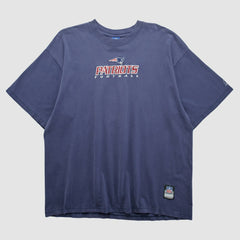 New England Patriots Reebok 2000s T-shirt Navy Vintage - Fanatics