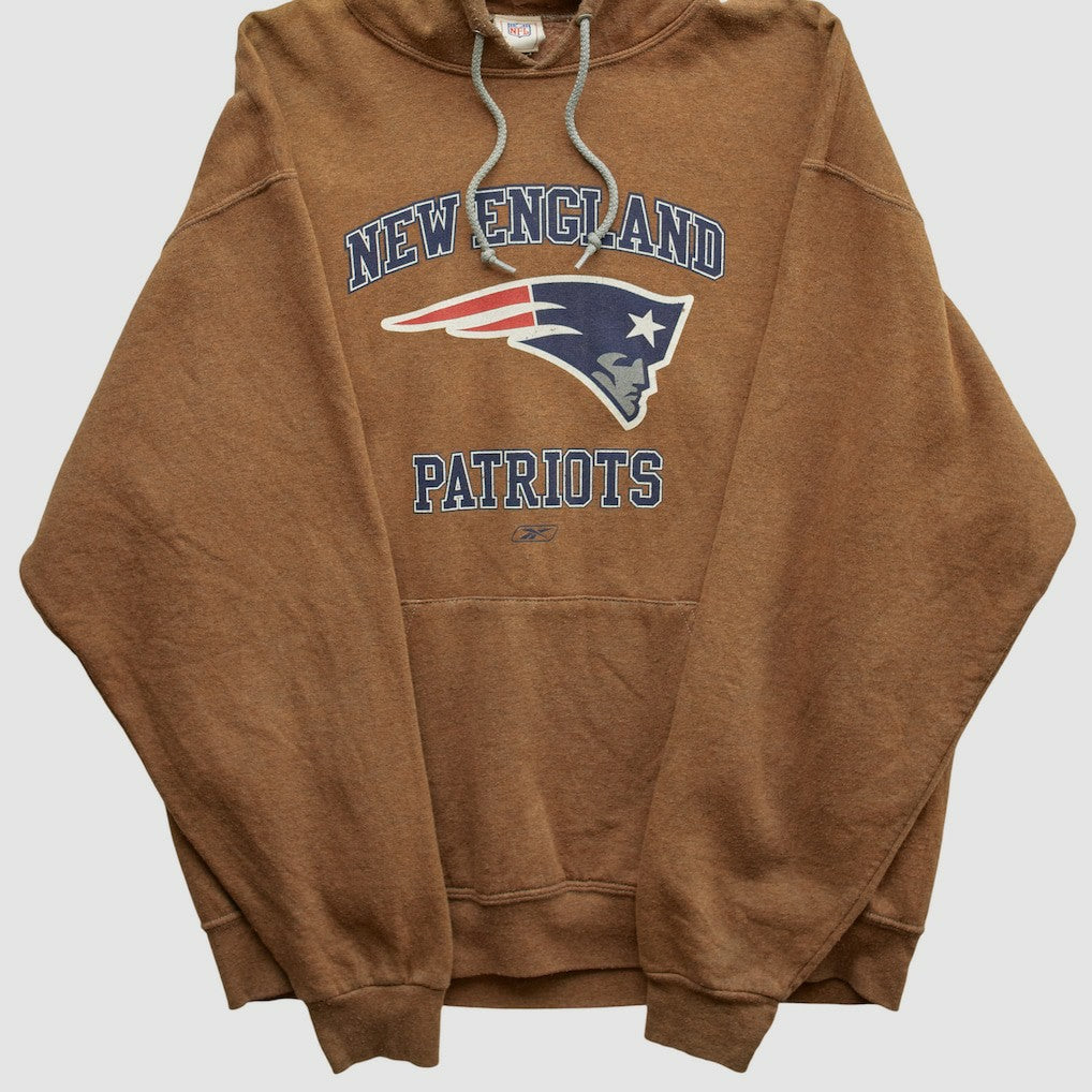 New England Patriots Jerzees 2000s Hooded Sweatshirt Clay Vintage - Fanatics