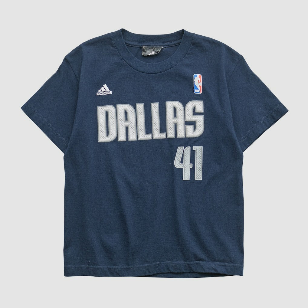 Adidas - Dallas Mavericks 2010s T-shirt - Navy Vintage