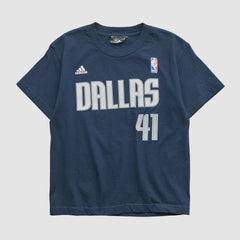 Adidas - Dallas Mavericks 2010s T-shirt - Navy Vintage