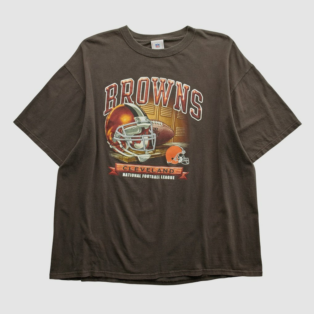 Cleveland Browns NFL 2000s T-shirt Brown Vintage - Fanatics