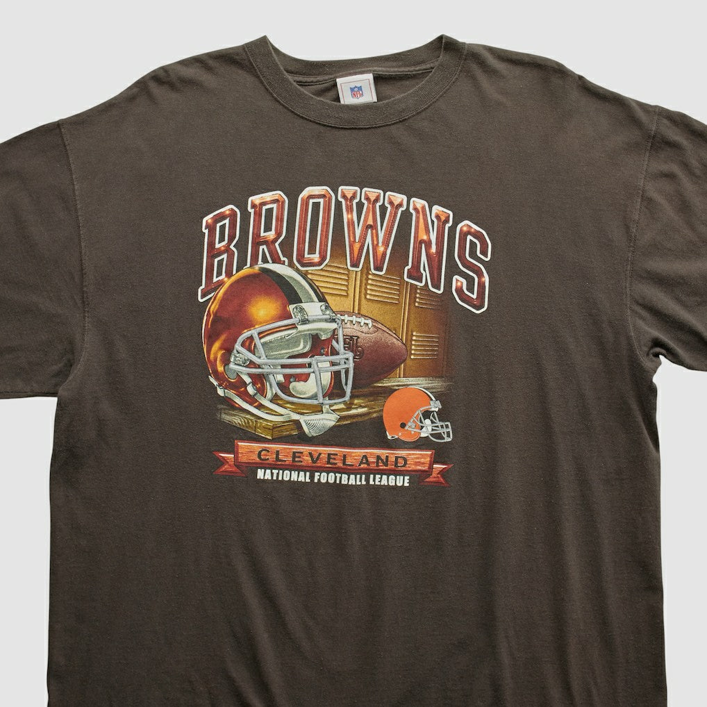Cleveland Browns NFL 2000s T-shirt Brown Vintage - Fanatics