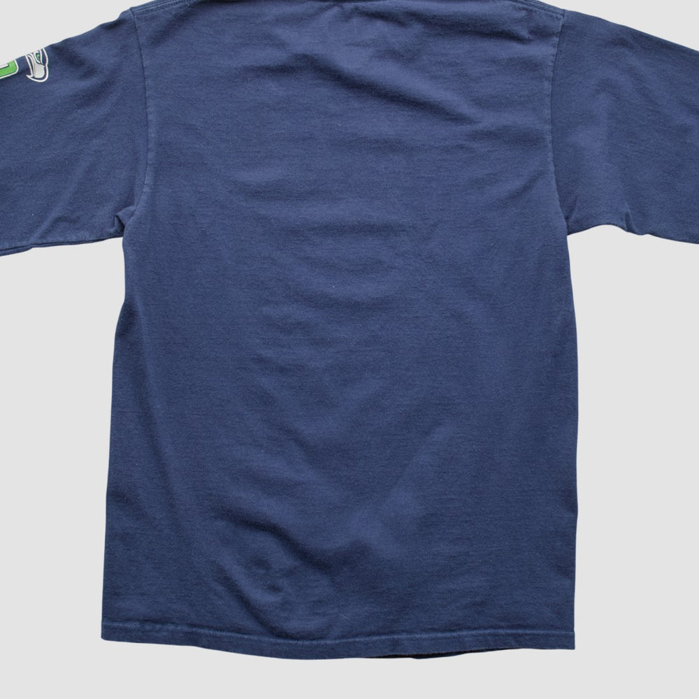 Seattle Seahawks NFL 2010s Long Sleeve T-shirt Navy Vintage - Fanatics