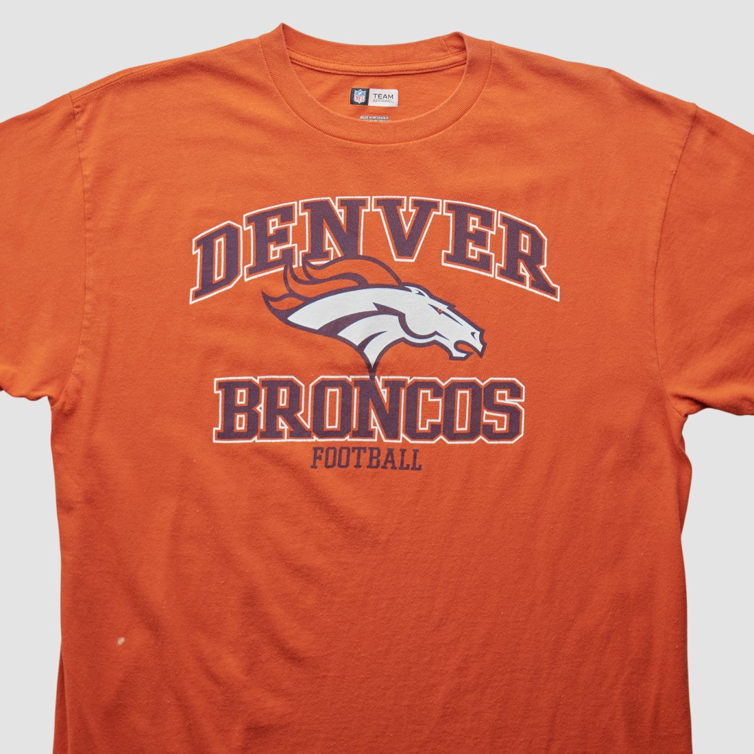 Denver Broncos NFL 2010s T-shirt Orange Vintage - Fanatics