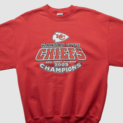 Kansas City Chiefs Jerzees 2003 Pullover Sweatshirt Red Vintage - Fanatics