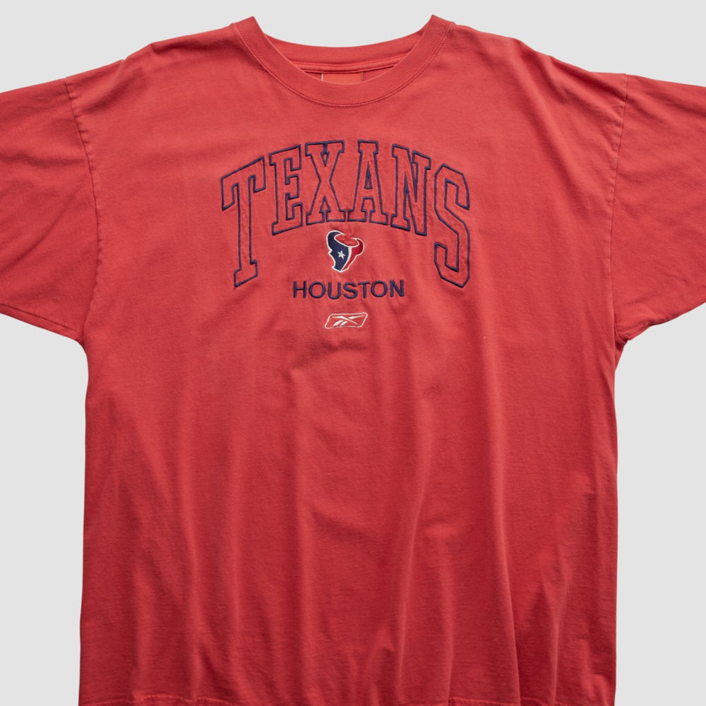 Houston Texans Reebok 2000s T-shirt Red Vintage - Fanatics