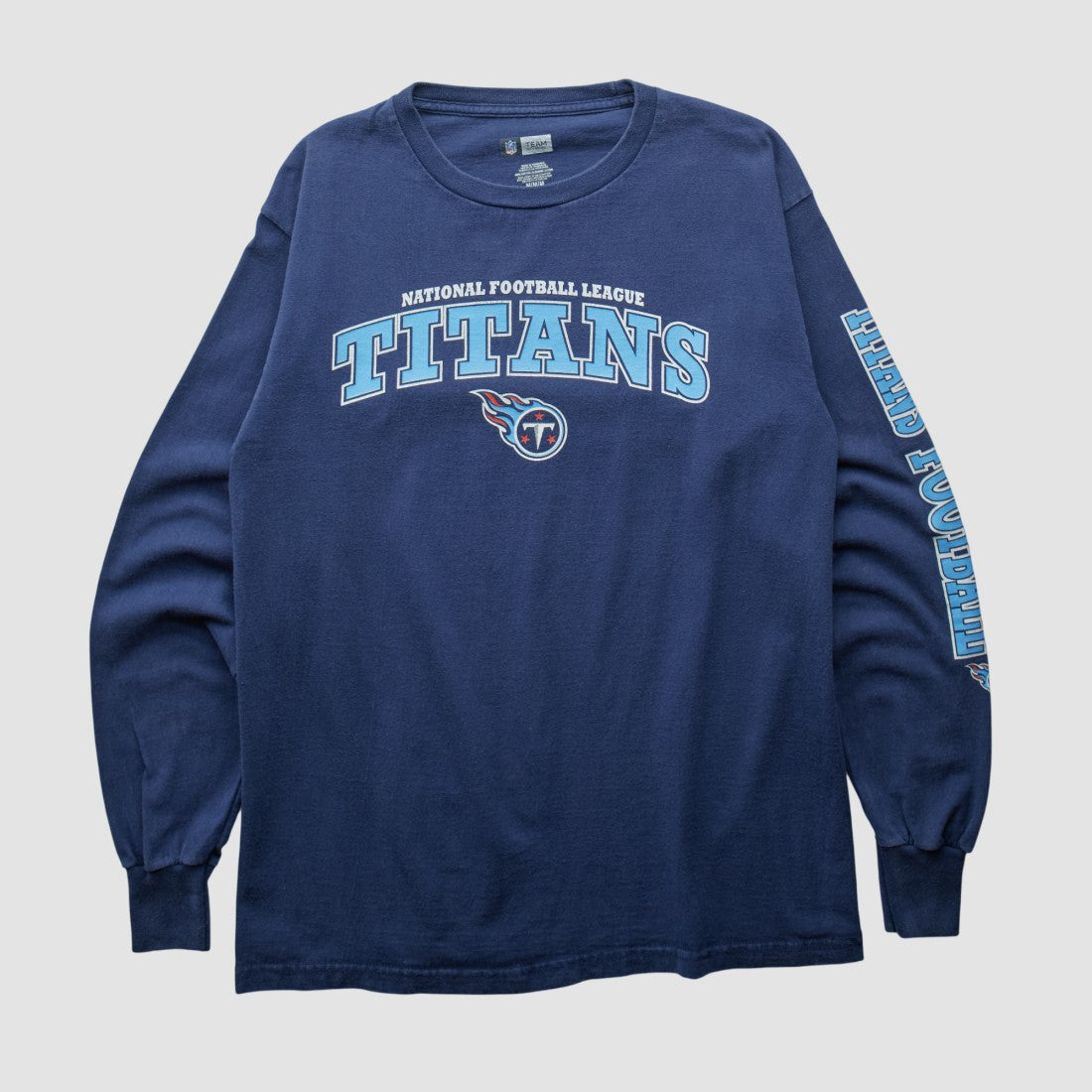 Tennessee Titans NFL 2000s Long Sleeve T-shirt Navy Vintage - Fanatics