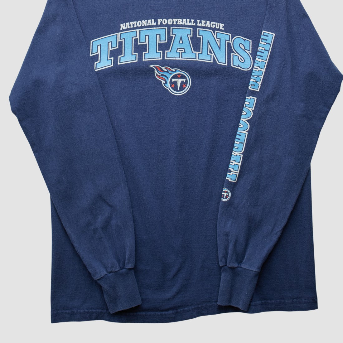 Tennessee Titans NFL 2000s Long Sleeve T-shirt Navy Vintage - Fanatics