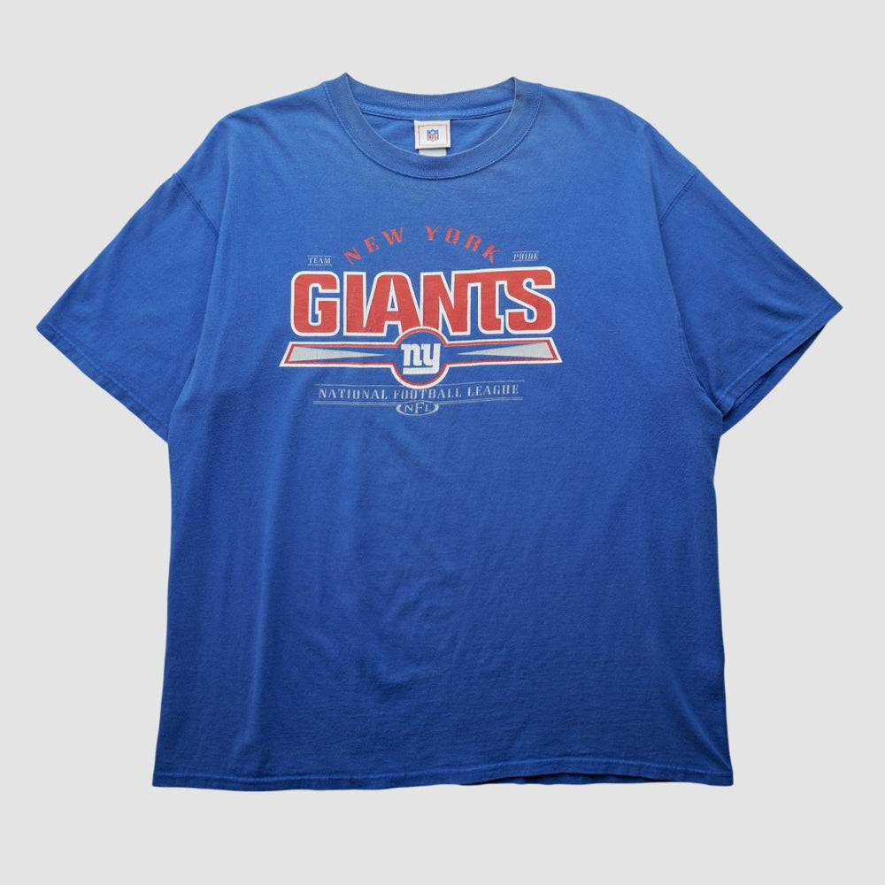 New York Giants NFL 2000s T-shirt Blue Vintage - Fanatics