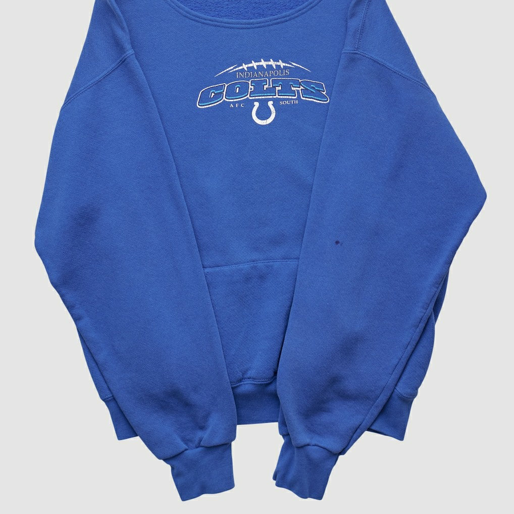 Indianapolis Colts 2000s Pullover Sweatshirt Blue Vintage - Fanatics