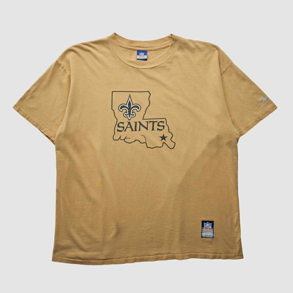 New Orleans Saints Reebok 2000s T-shirt Tan Vintage - Fanatics