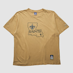 New Orleans Saints Reebok 2000s T-shirt Tan Vintage - Fanatics
