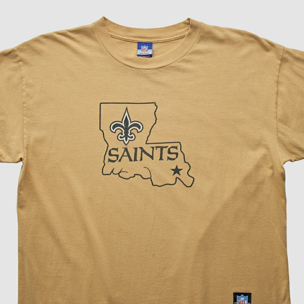 New Orleans Saints Reebok 2000s T-shirt Tan Vintage - Fanatics