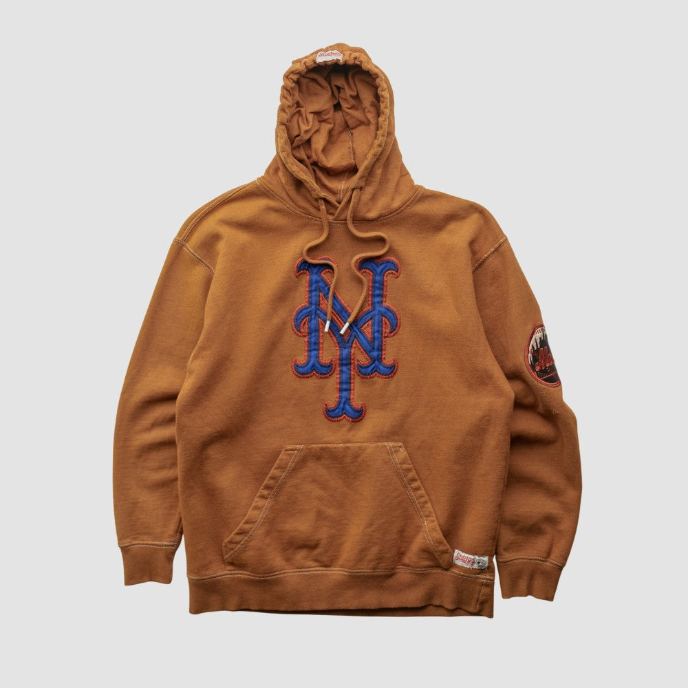 New York Mets Stitches 2000s Hooded Pullover Sweatshirt Lifestyle