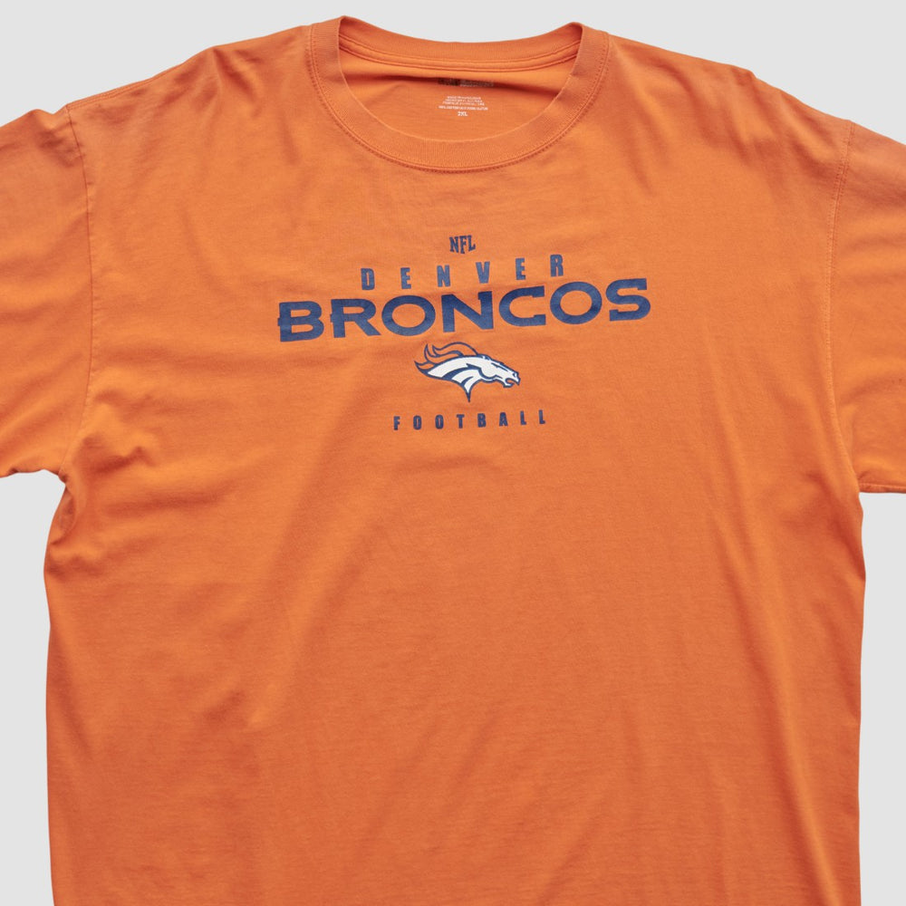 Denver Broncos NFL 2000s T-shirt Orange Vintage - Fanatics