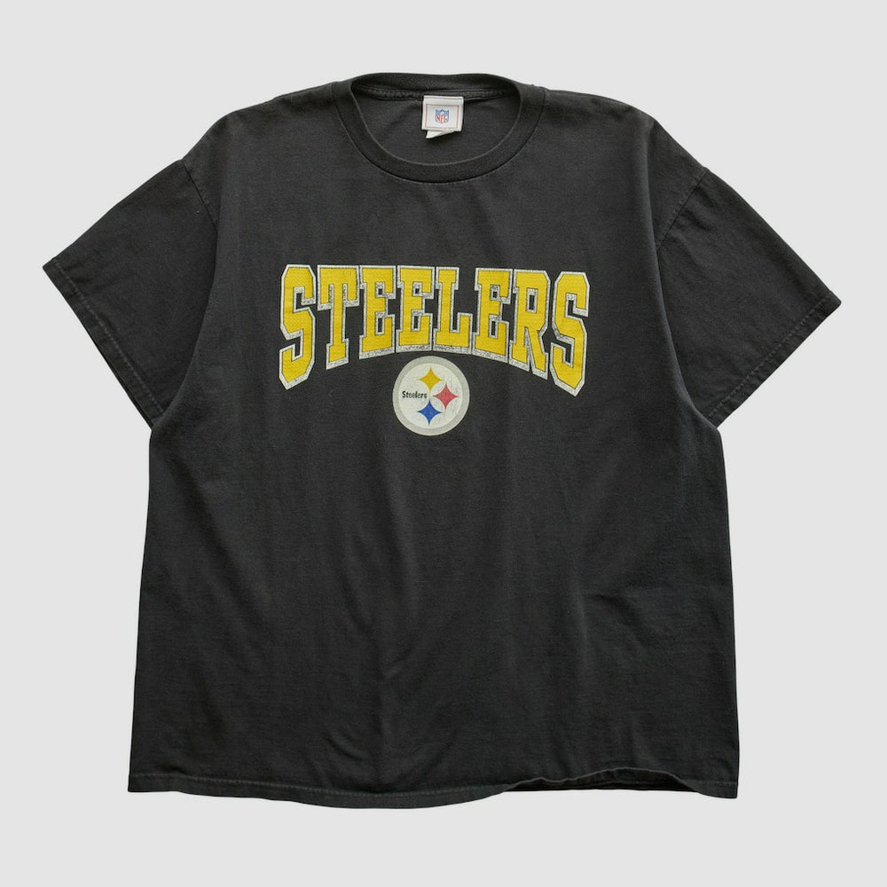 Pittsburgh Steelers NFL 2000s T-shirt Black Vintage - Fanatics