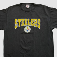 Pittsburgh Steelers NFL 2000s T-shirt Black Vintage - Fanatics