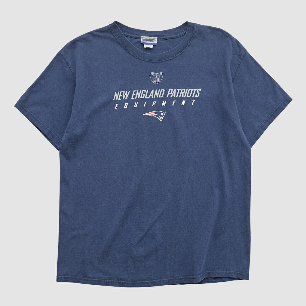New England Patriots Reebok 2000s T-shirt Navy Vintage - Fanatics