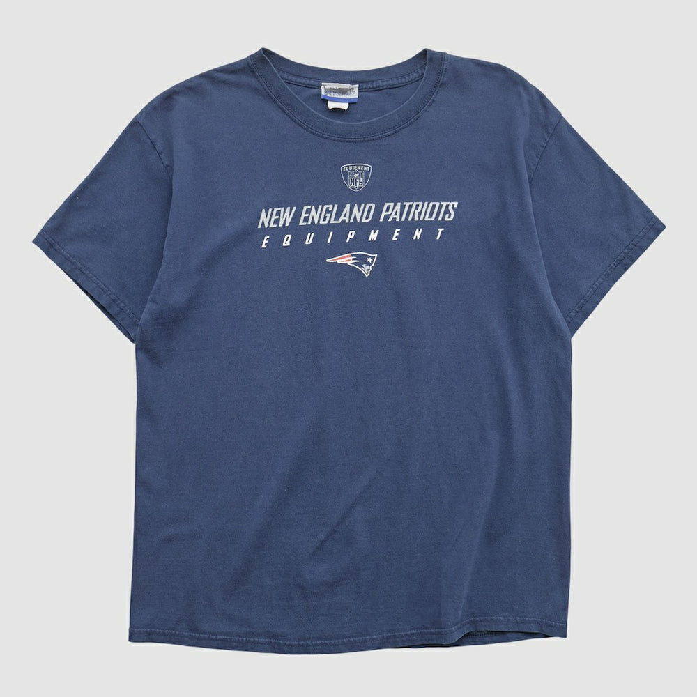 New England Patriots Reebok 2000s T-shirt Navy Vintage - Fanatics