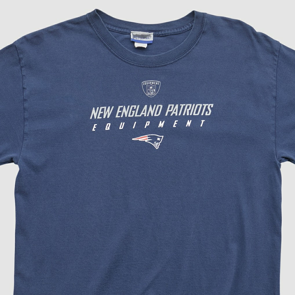 New England Patriots Reebok 2000s T-shirt Navy Vintage - Fanatics
