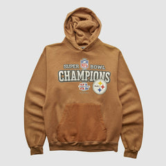 Super Bowl XL Reebok 2006 Hooded Pullover Sweatshirt Clay Vintage - Fanatics