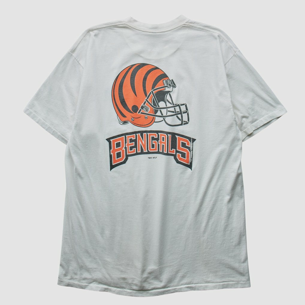 Cincinnati Bengals All Sport 90s T-shirt White Vintage - Fanatics