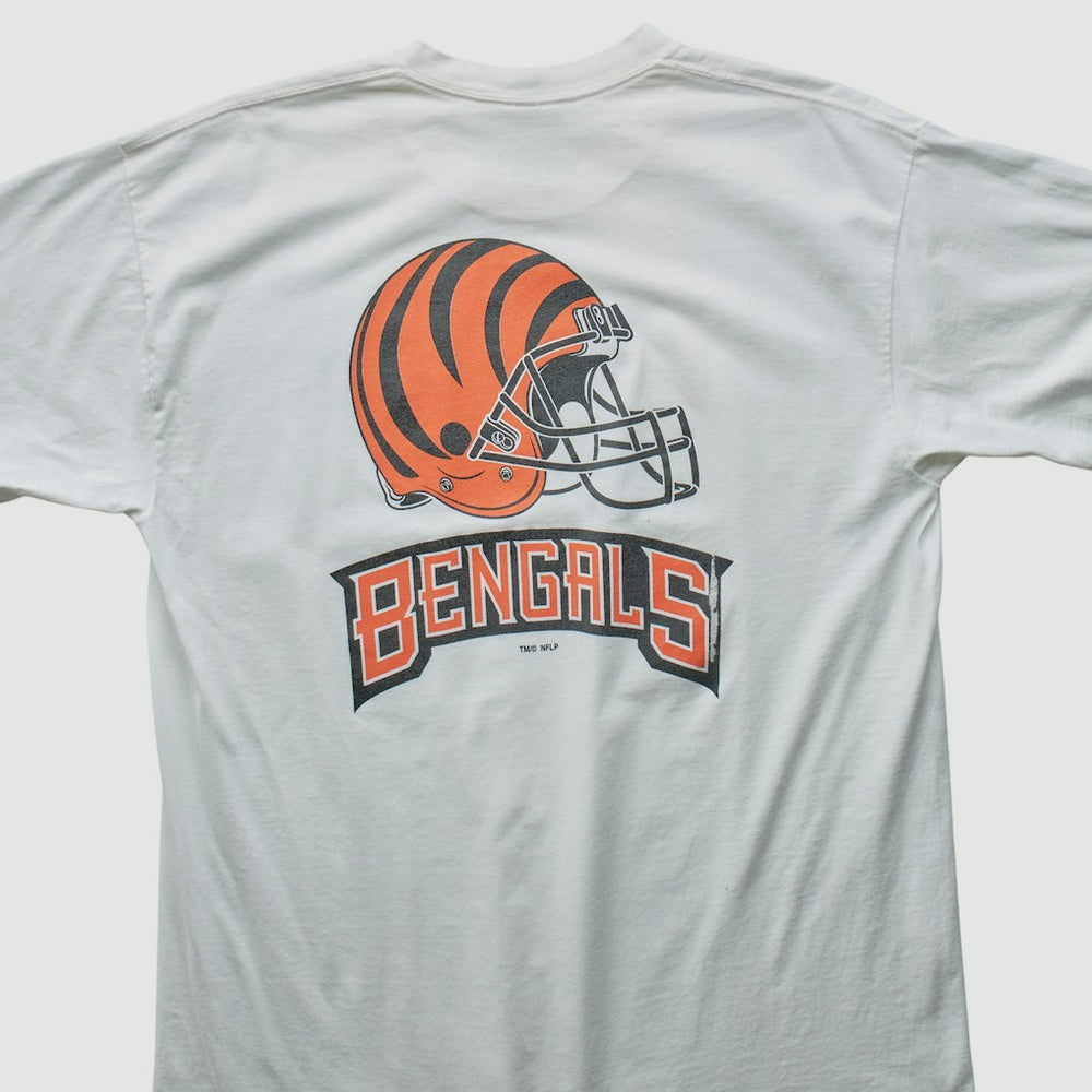 Cincinnati Bengals All Sport 90s T-shirt White Vintage - Fanatics