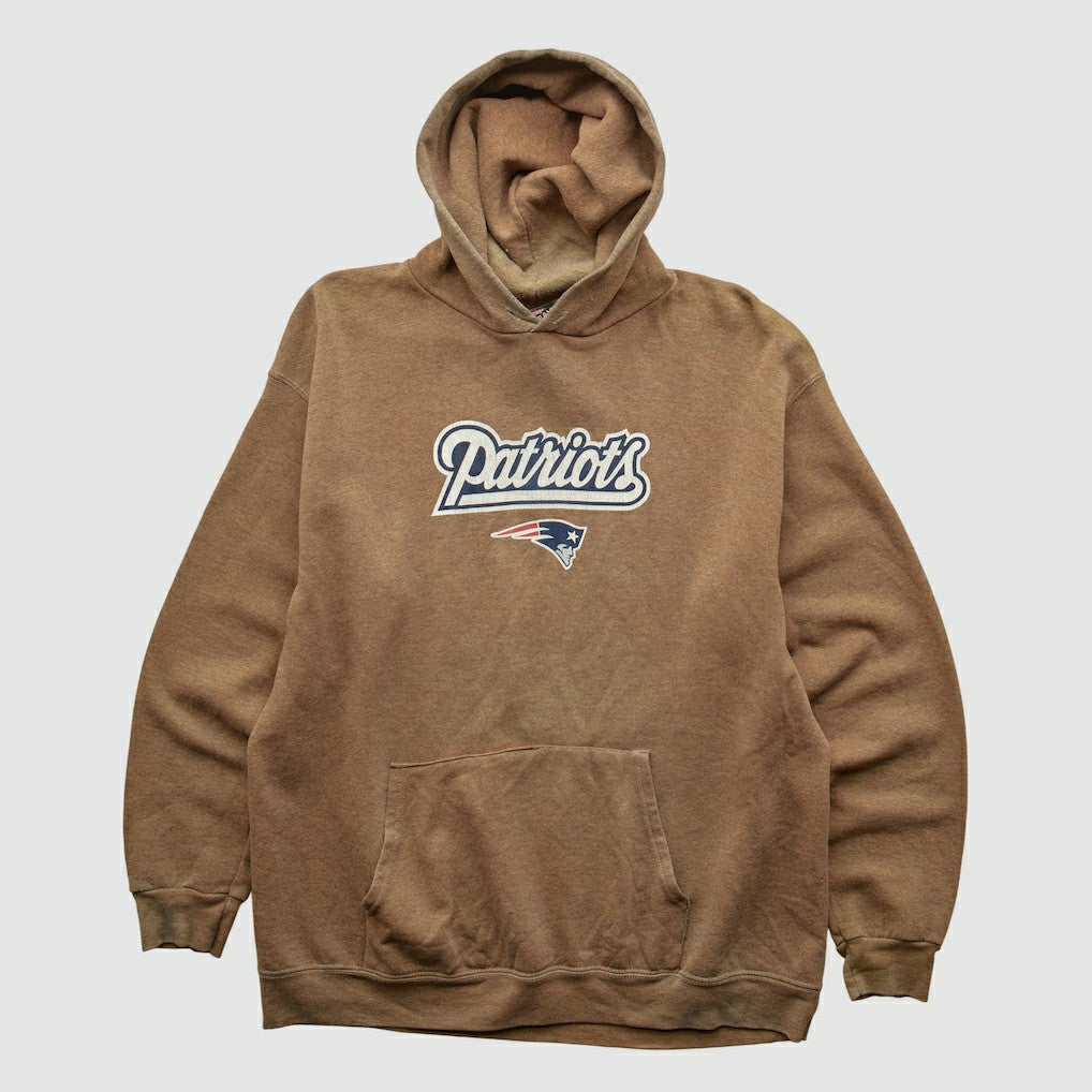 New England Patriots NFL 2000s Hooded Pullover Sweatshirt Clay Vintage - Fanatics