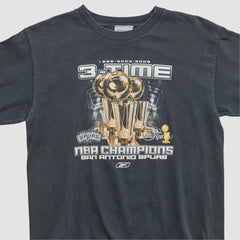 Vintage - San Antonio Spurs Reebok 2005 T-shirt - Black Vintage