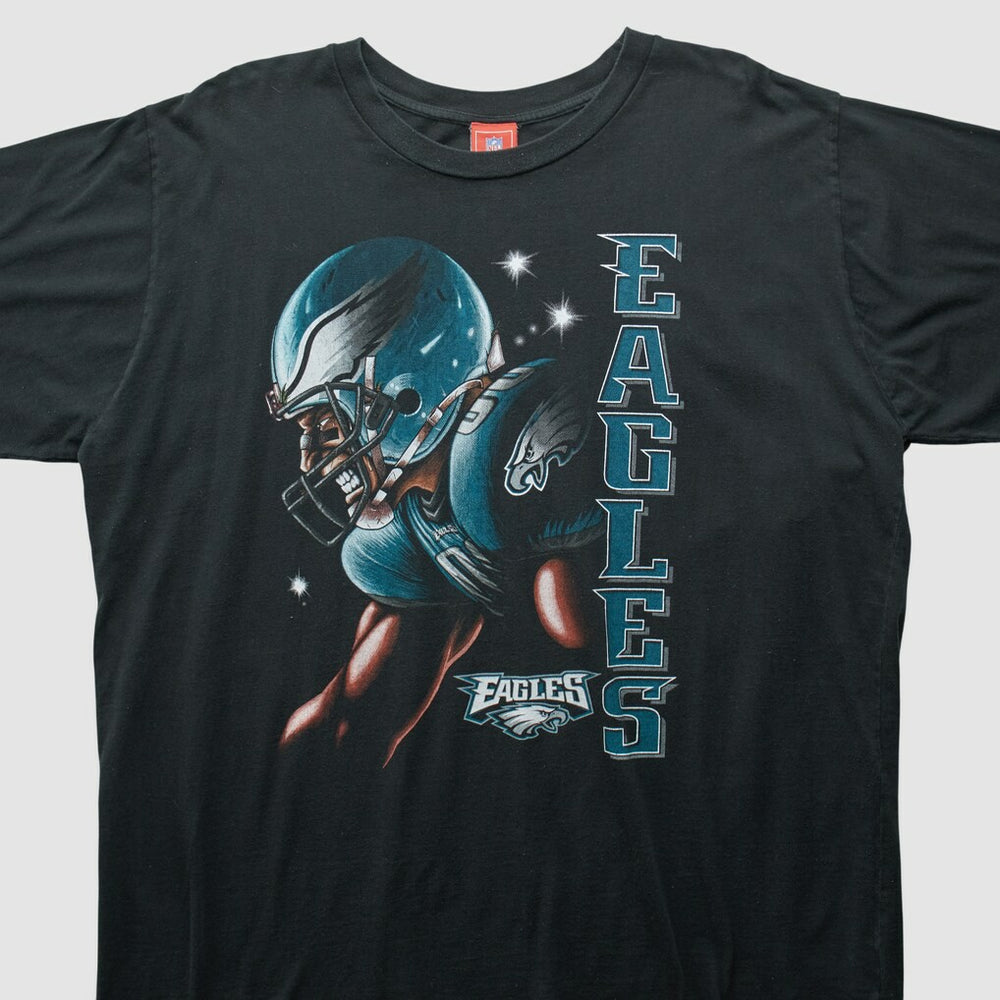 Philadelphia Eagles NFL 2000s T-shirt Black Vintage - Fanatics