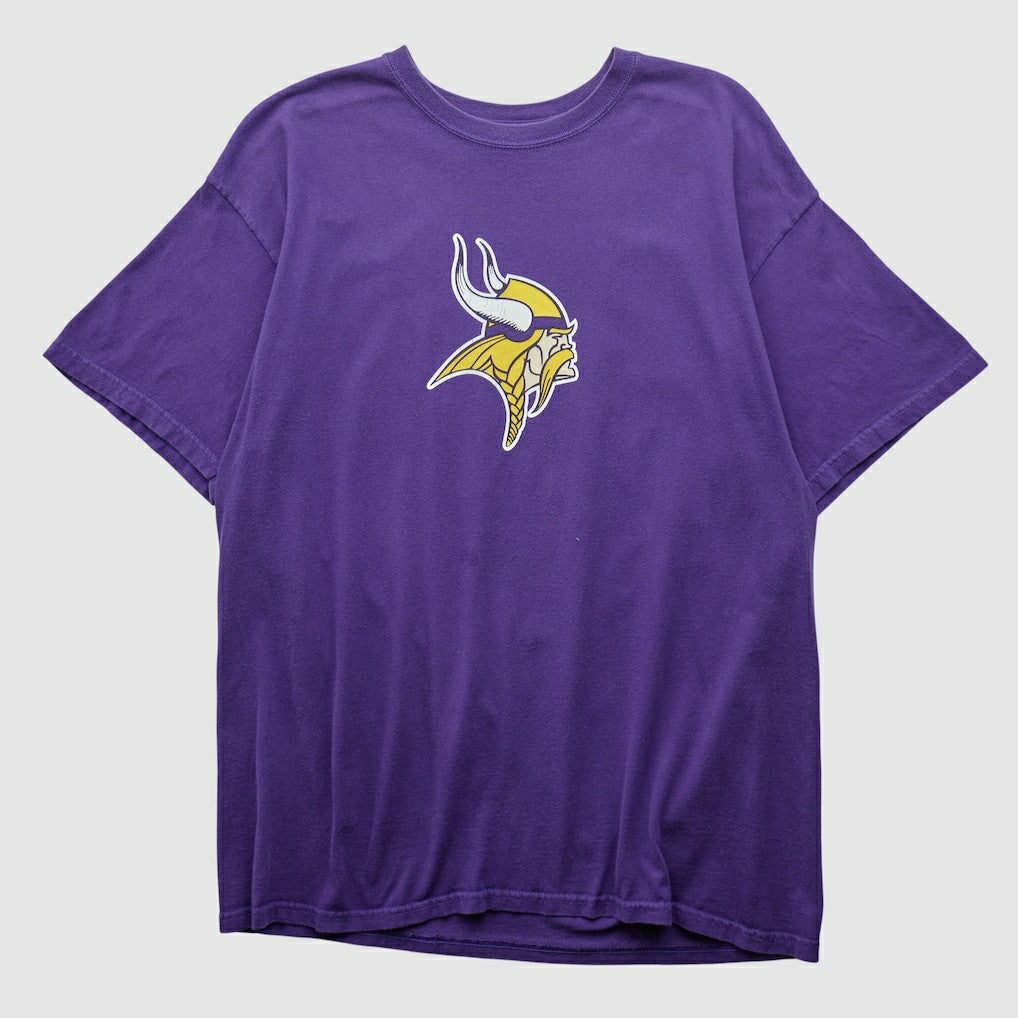 Minnesota Vikings Reebok 2000s T-shirt Purple Vintage - Fanatics