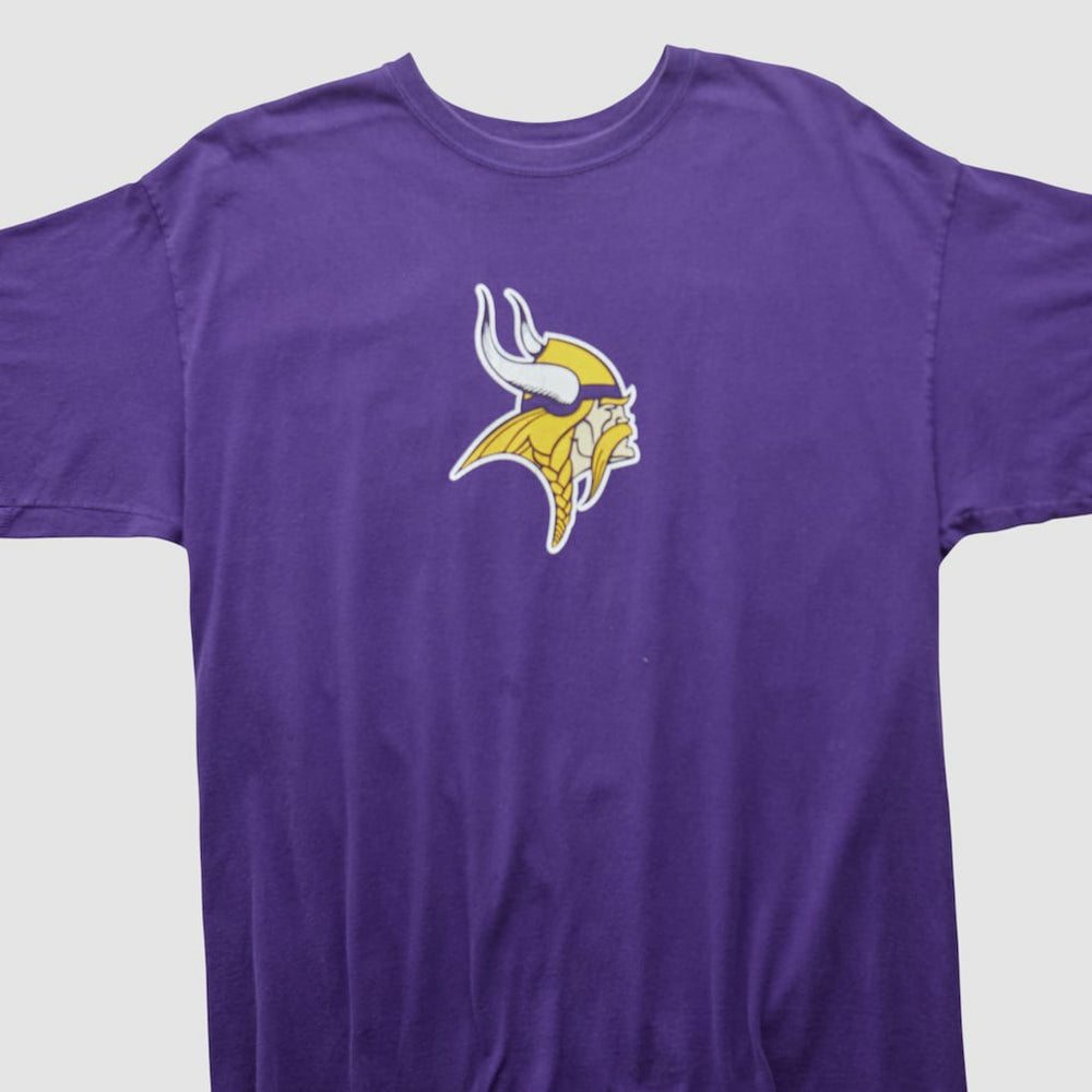 Minnesota Vikings Reebok 2000s T-shirt Purple Vintage - Fanatics