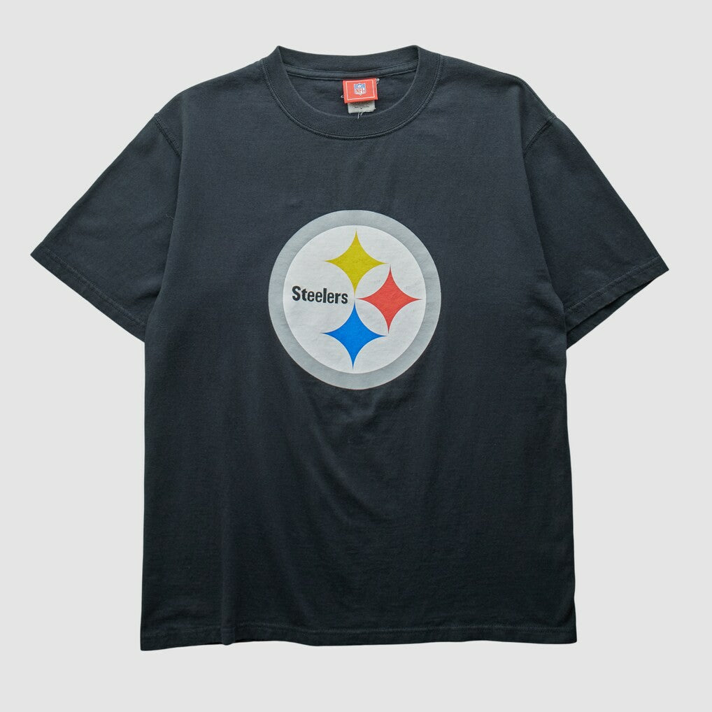 Pittsburgh Steelers NFL 2000s T-shirt Black Vintage - Fanatics