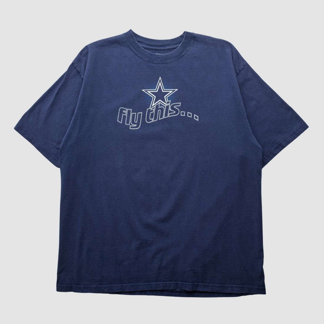 Dallas Cowboys Reebok 2000s T-shirt Navy Vintage - Fanatics